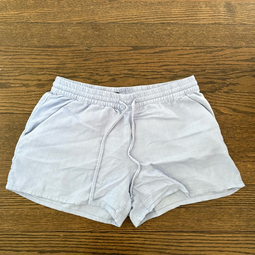 H&M Men's Lavender Elastic-Waist Athletic Shorts